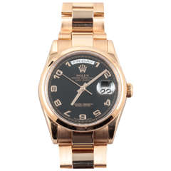 Rolex Yellow Gold Day-Date Wristwatch circa 2000s
