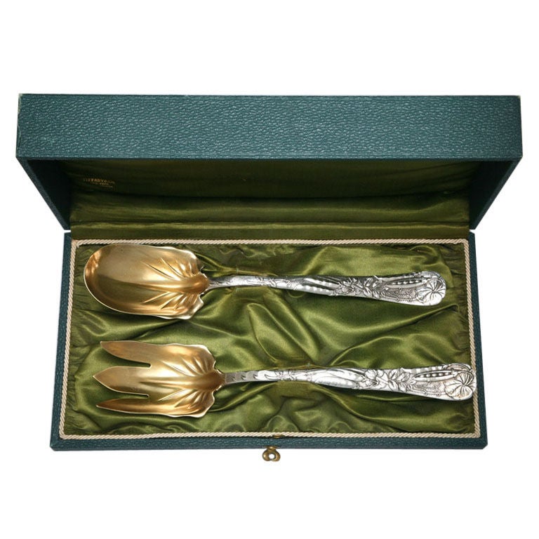 Tiffany & Co. Sterling "Vine" Salad Serving Pieces