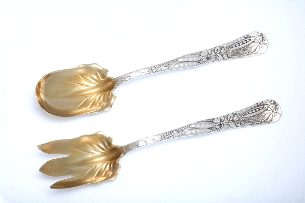 Tiffany & Co. Sterling "Vine" Salad Serving Pieces