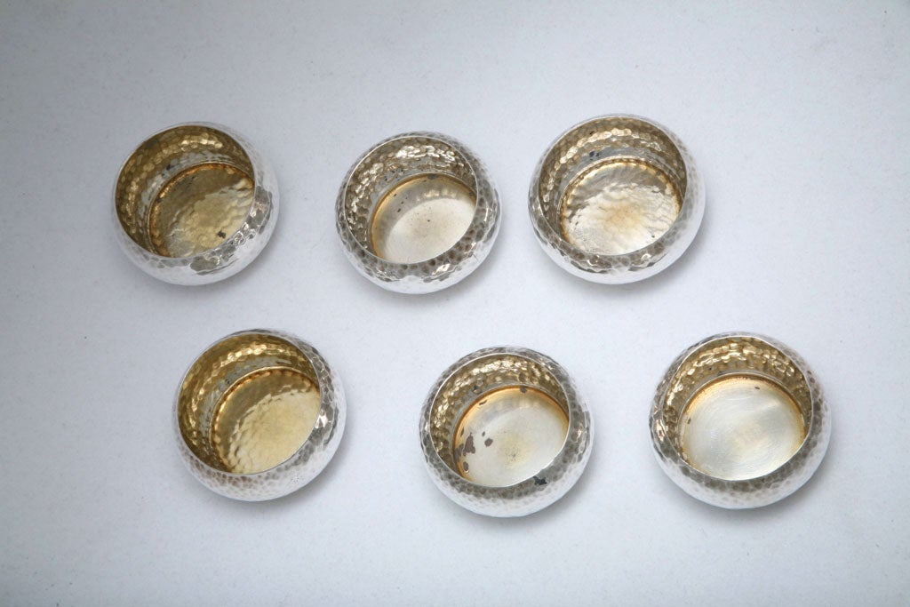 Tiffany & Co. Sterling Salt Cellars For Sale 1