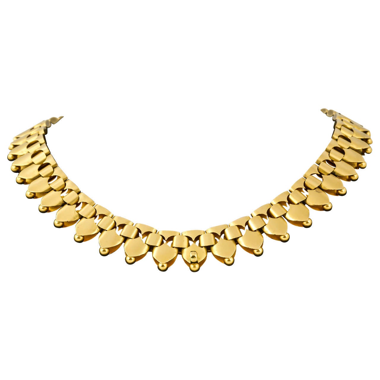 Victorian Gold Necklet For Sale