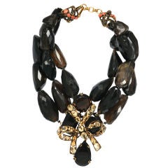 Iradj Moini Smoky Topaz  & Citrine  Necklace