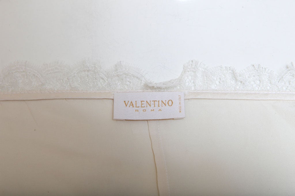 VALENTINO ROMA SILK LACE BLOUSE 6