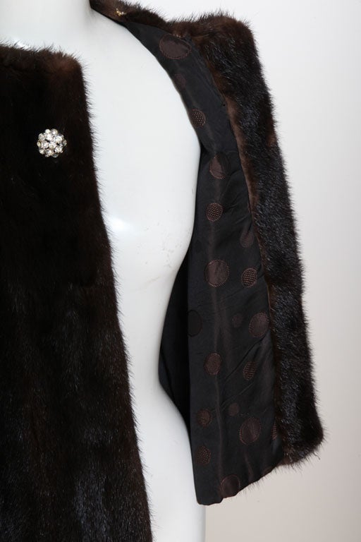 VINTAGE MINK COAT WITH RHINESTONES 4