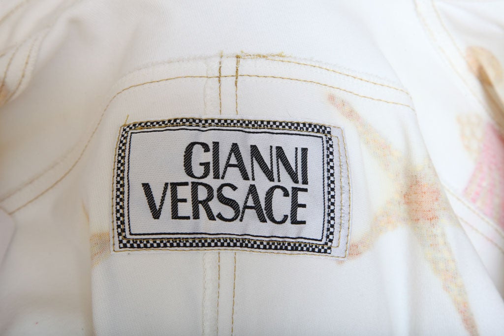 Gianni Versace Sea Print Denim Jacket from 1992 4
