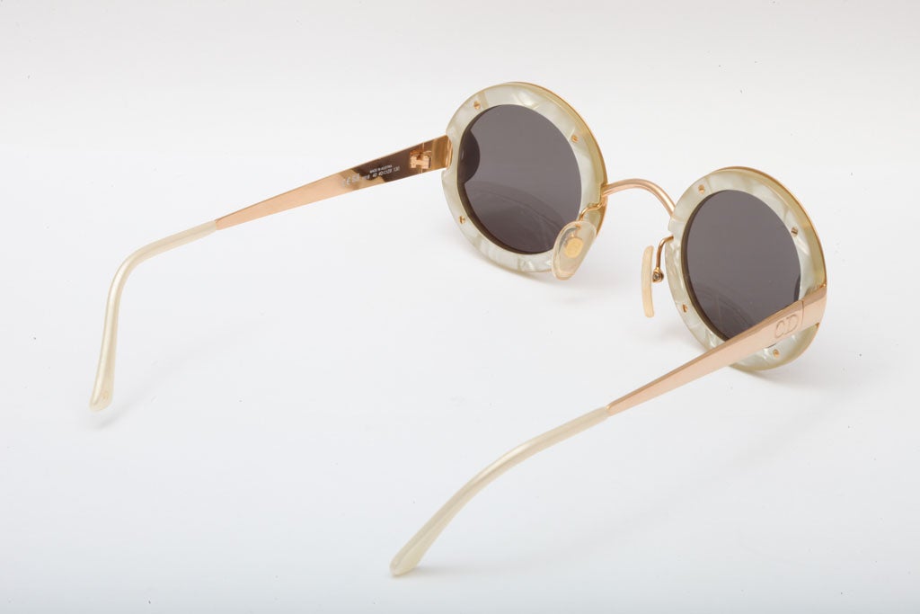 Vintage Christian Dior Mother of Pearl Sunglasses 2918 2