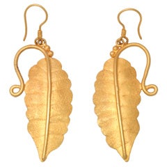 Sweet Pea  Leaf Earrings