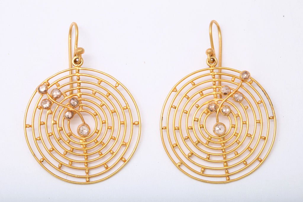 Spider Web Earrings