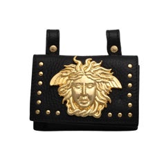 GIANNI VERSACE GOLD MEDUSA WAIST BAG