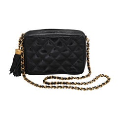 Vintage CHANEL LIZARD BAG WITH TASSEL