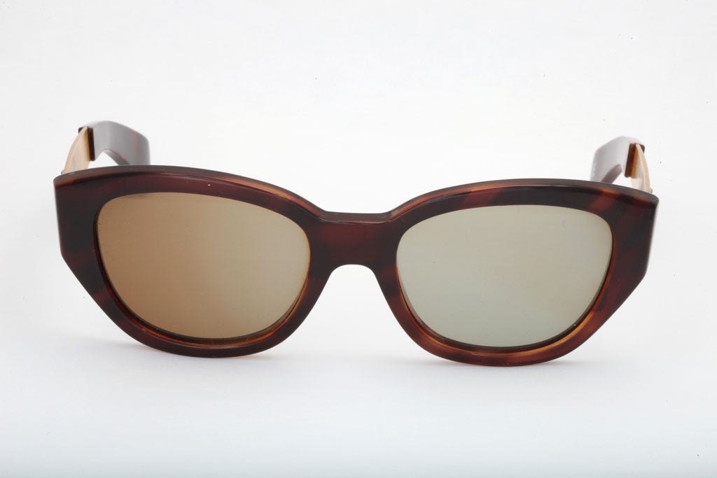GIANNI VERSACE SUNGLASSES MOD 462/A COL 900 at 1stDibs