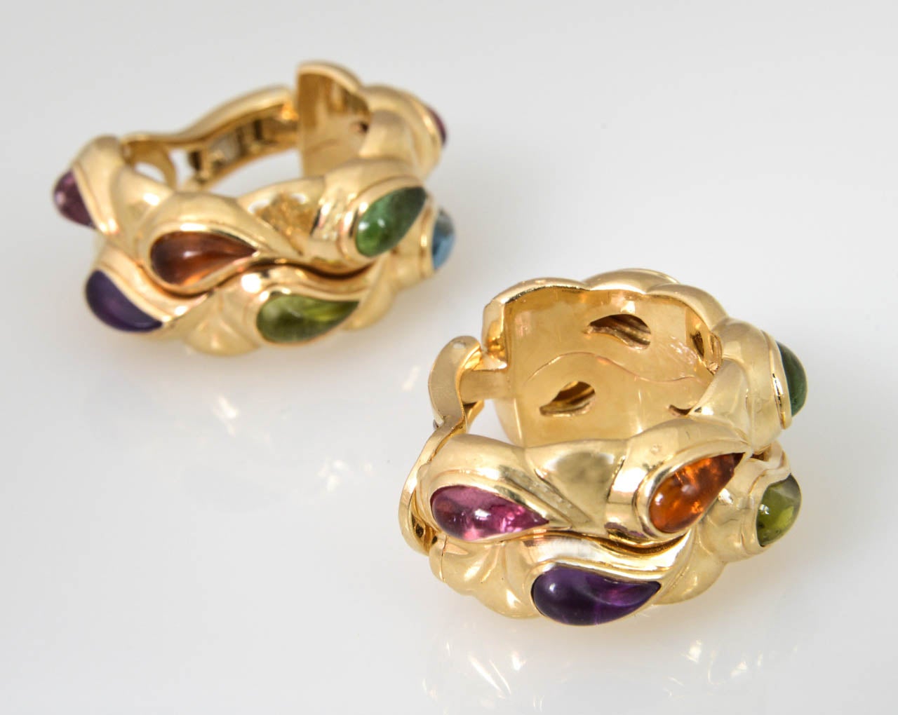CHOPARD Casmir Gold Earrings with Semiprecious Stones 5