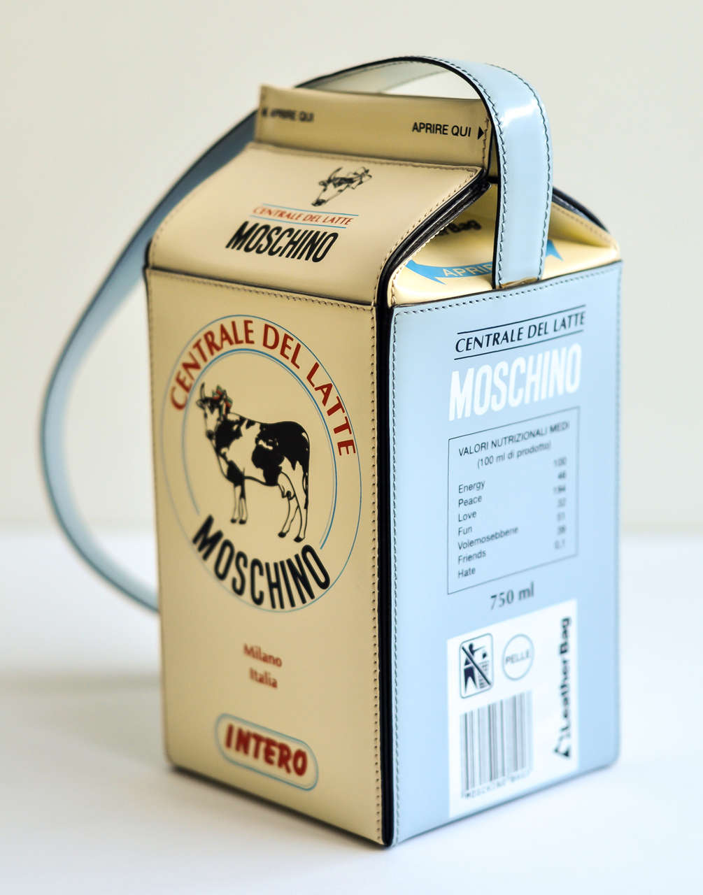 moschino milk bag