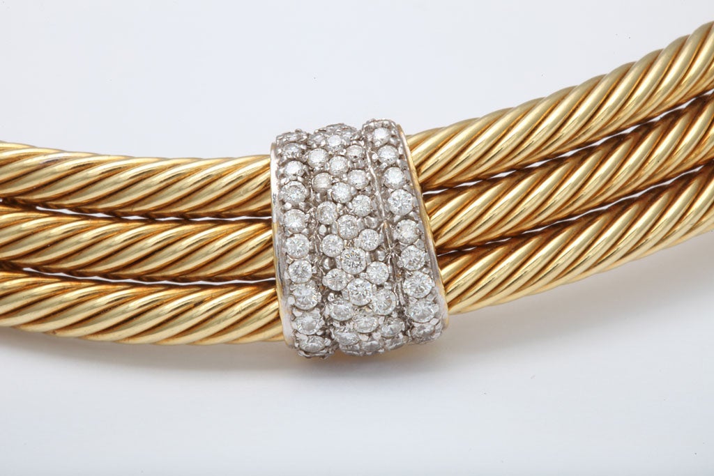 Women's David Yurman  Diamond Gold Necklace