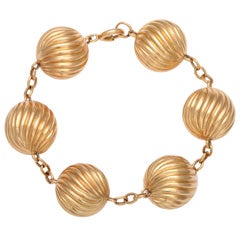 Gold "Baloon" Bracelet