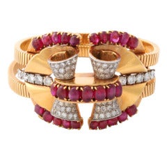 BOUCHERON Paris Ruby and Diamond Bracelet