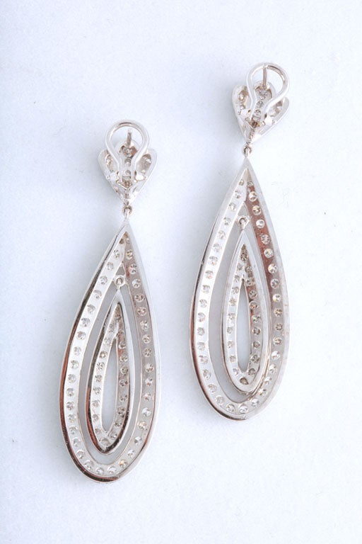 long diamond earrings