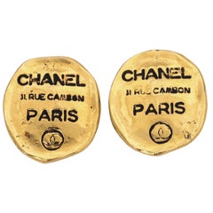 Chanel Rue Cambon Clip-On Earrings