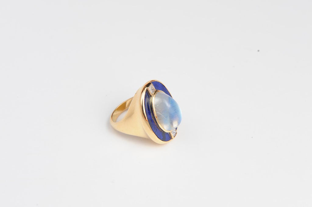 Harry Fireside Design 18kt Yellow  Gold Ring