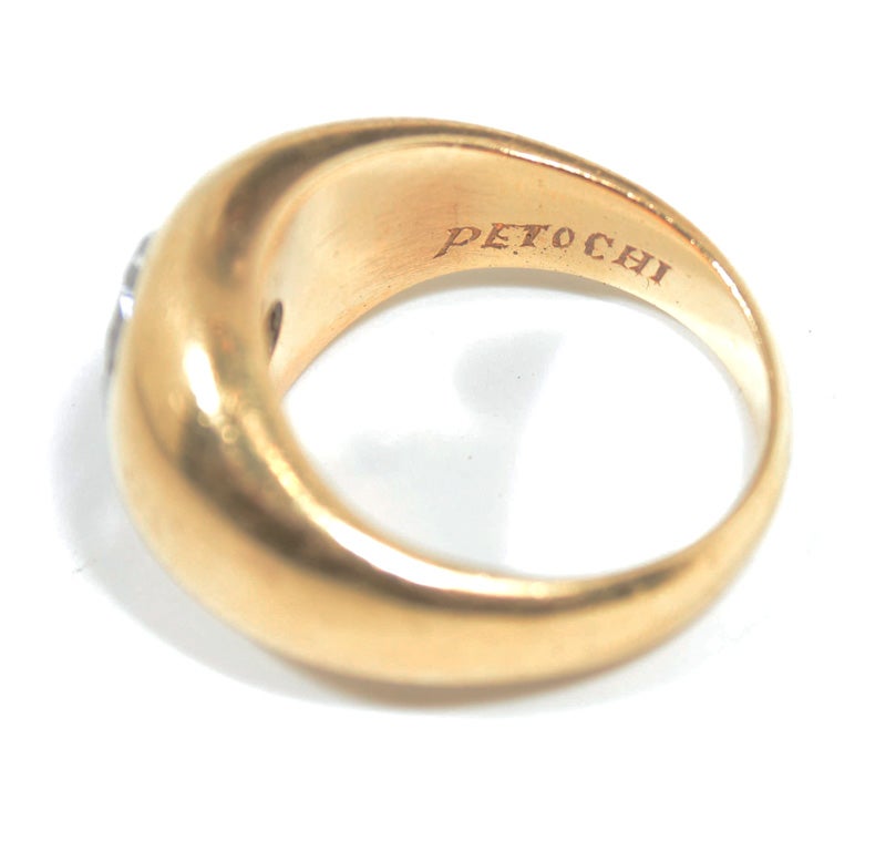 Gold and Diamond Ring by Petochi In Excellent Condition In New York, NY