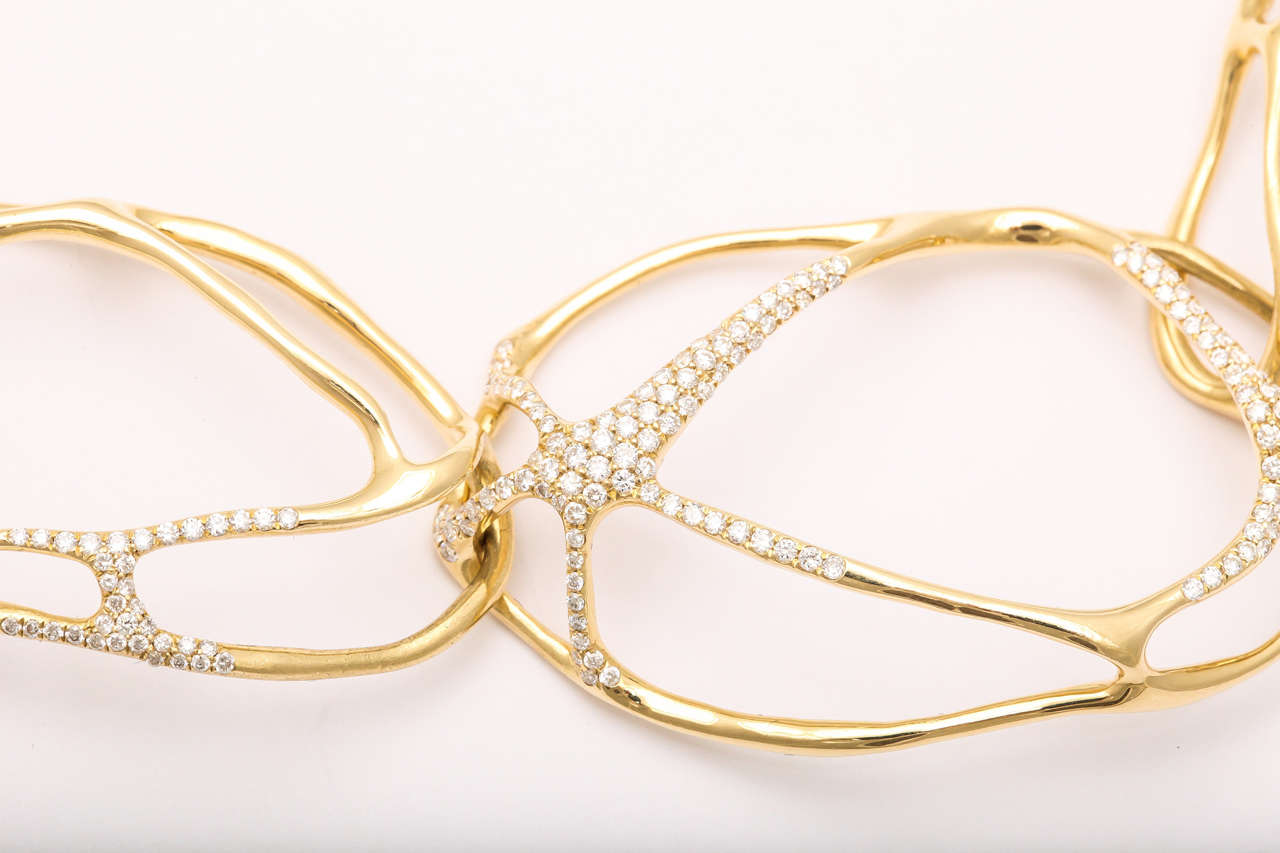Ippolita Diamond Sprinkled Gold Necklace 2