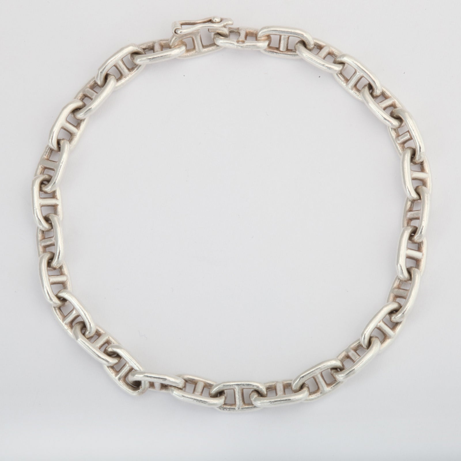 Hermes Sterling Silver Anchor Chain Bracelet at 1stDibs | hermes anchor ...