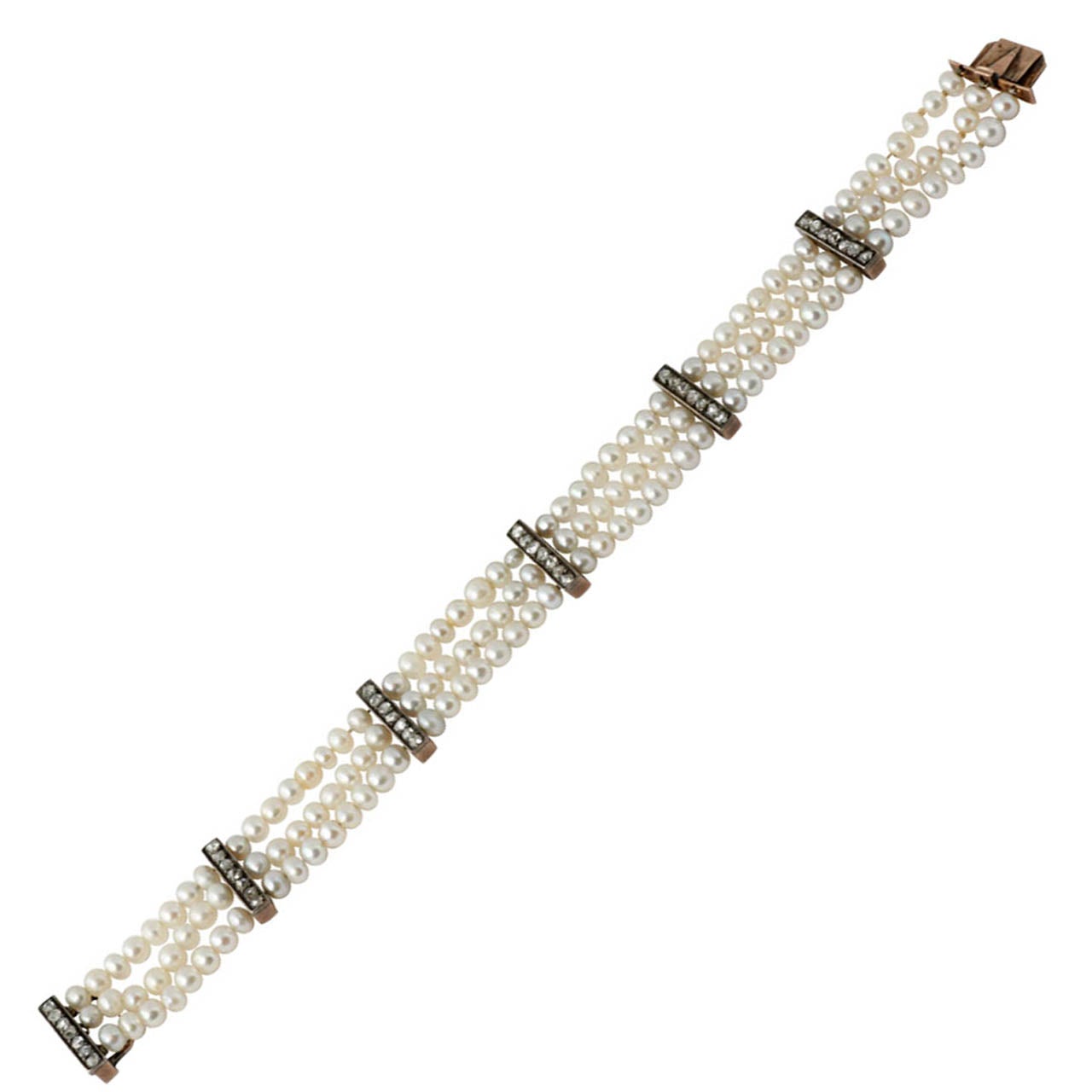 Natural Pearl Bracelet For Sale