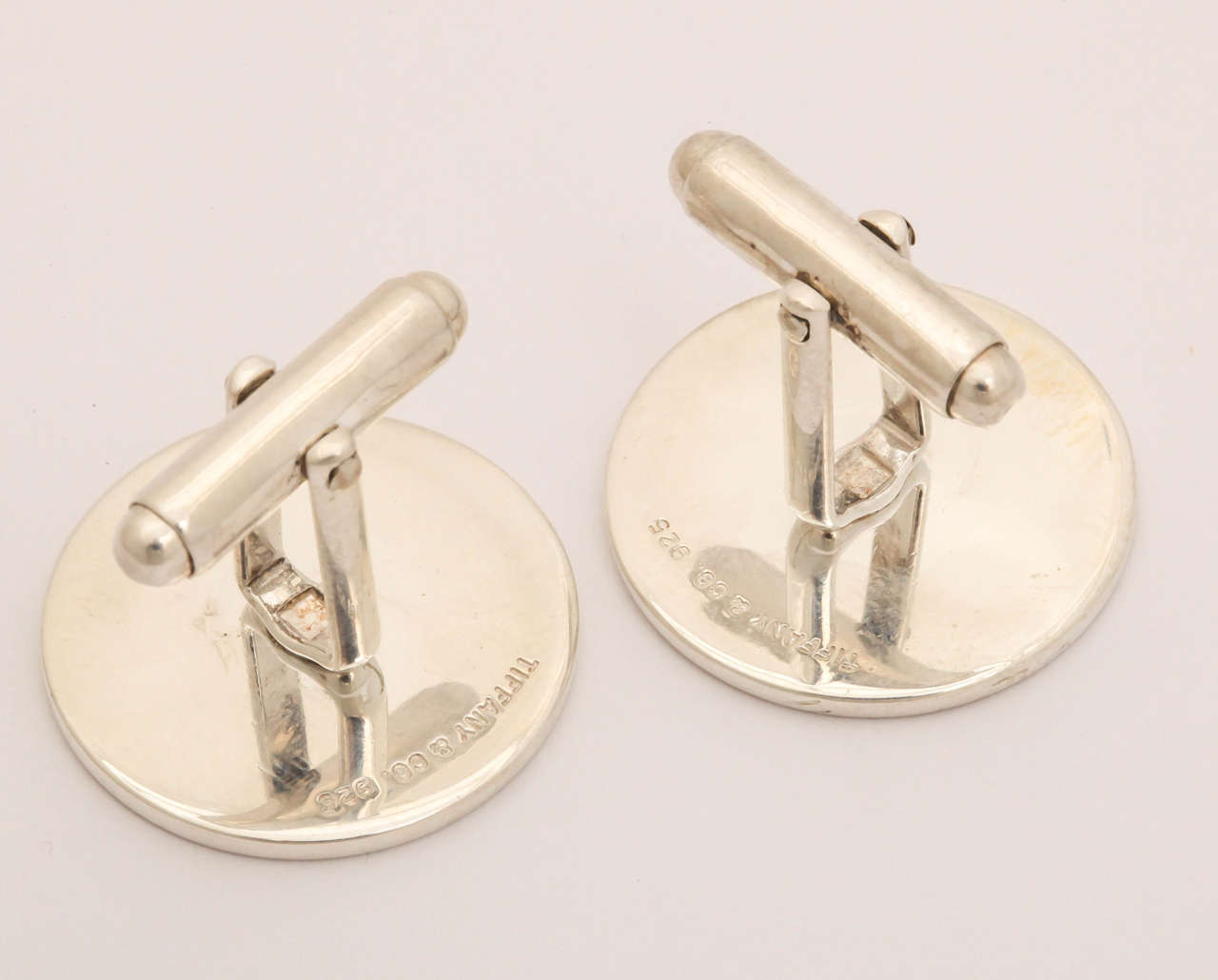 Tiffany & Co. Sterling Nautical Flag Cufflinks In Excellent Condition In New York, NY