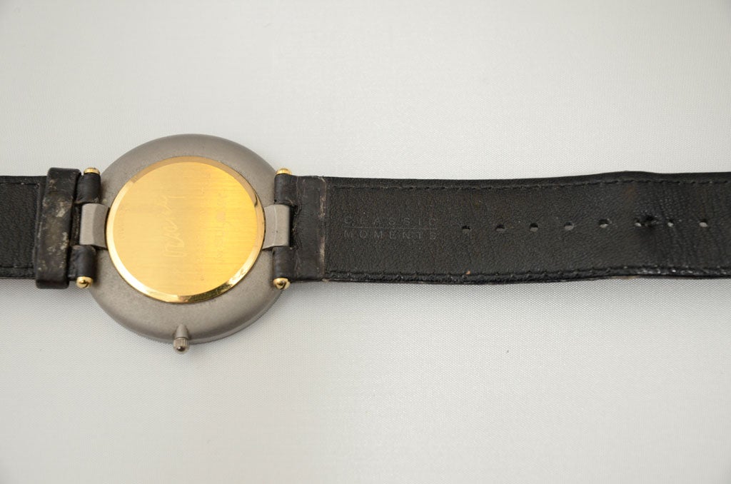 Bulova Op Art Wristwatch Designed by Victor Vasarely circa 1989 5
