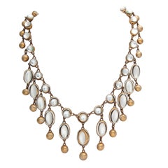 Denise Gatard Faux Moonstone Necklace