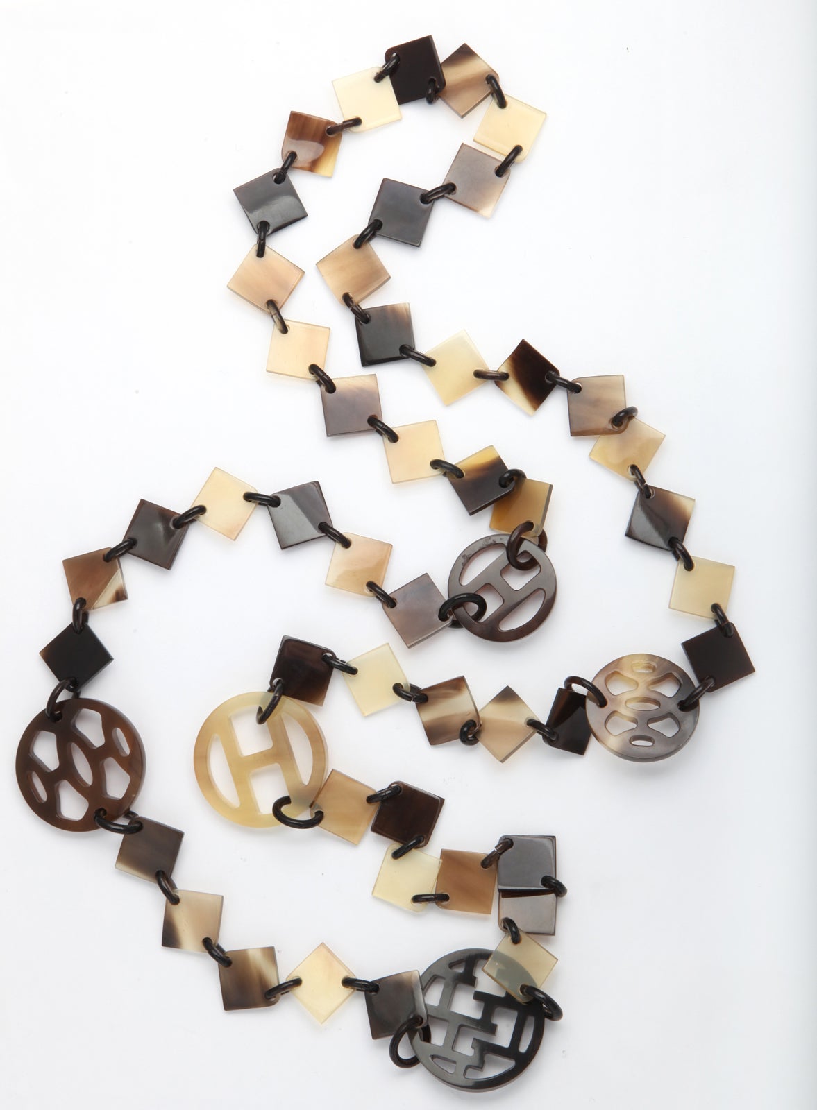 HERMES Horn Necklace