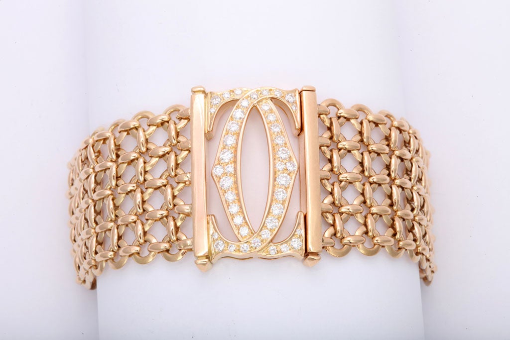 Cartier Mesh Bracelet - 4 For Sale on 