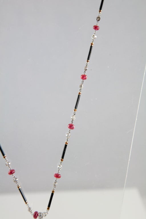 Exceptional Spinel Tassel Necklace 1