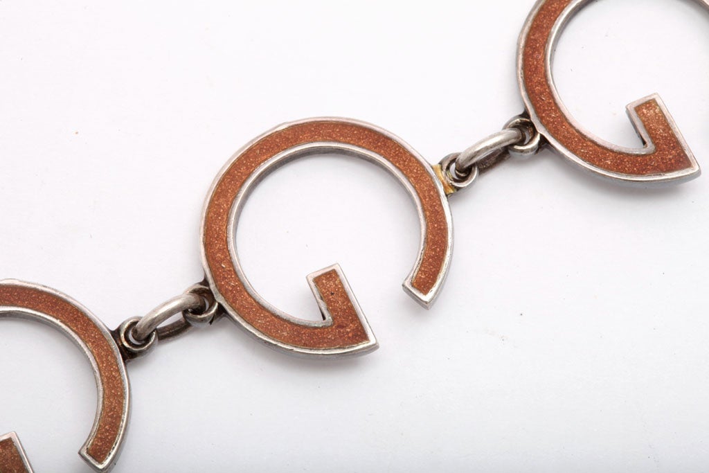 gucci enamel bracelet