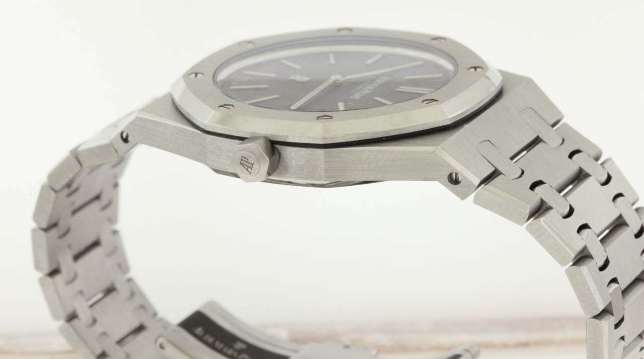 Audemars Piguet Stainless Steel Royal Oak Automatic Wristwatch 4