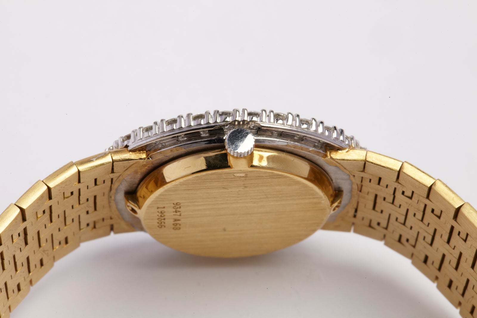 PIAGET Yellow Gold and Diamond Watch with Tiger's Eyes 5