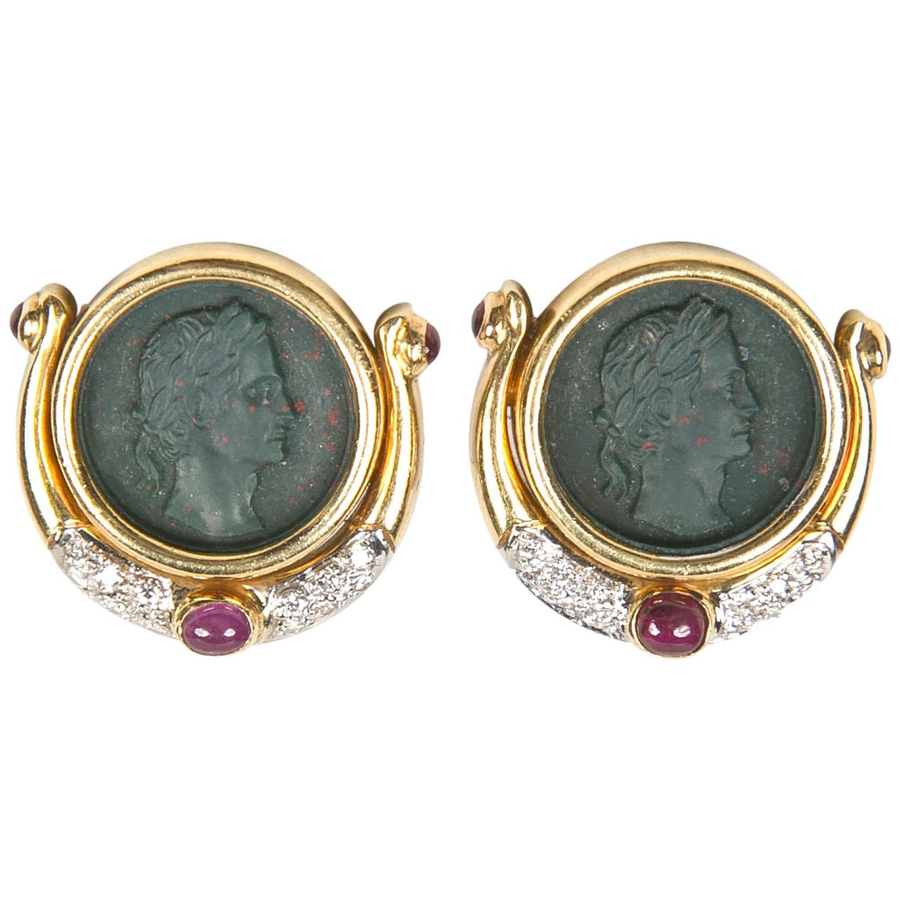 Ancient Roman Italian Coin Earrings Presented By Carol Marks