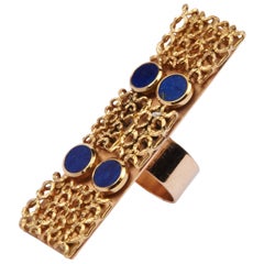 1970s Lapis Lazuli Gold Ring
