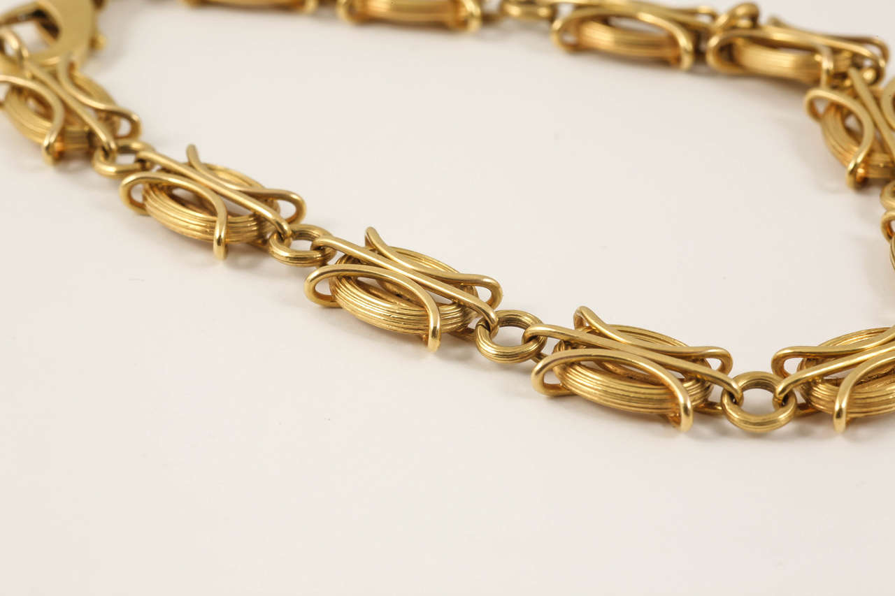 Late 19th Century Gold Bracelet In Excellent Condition In London, GB