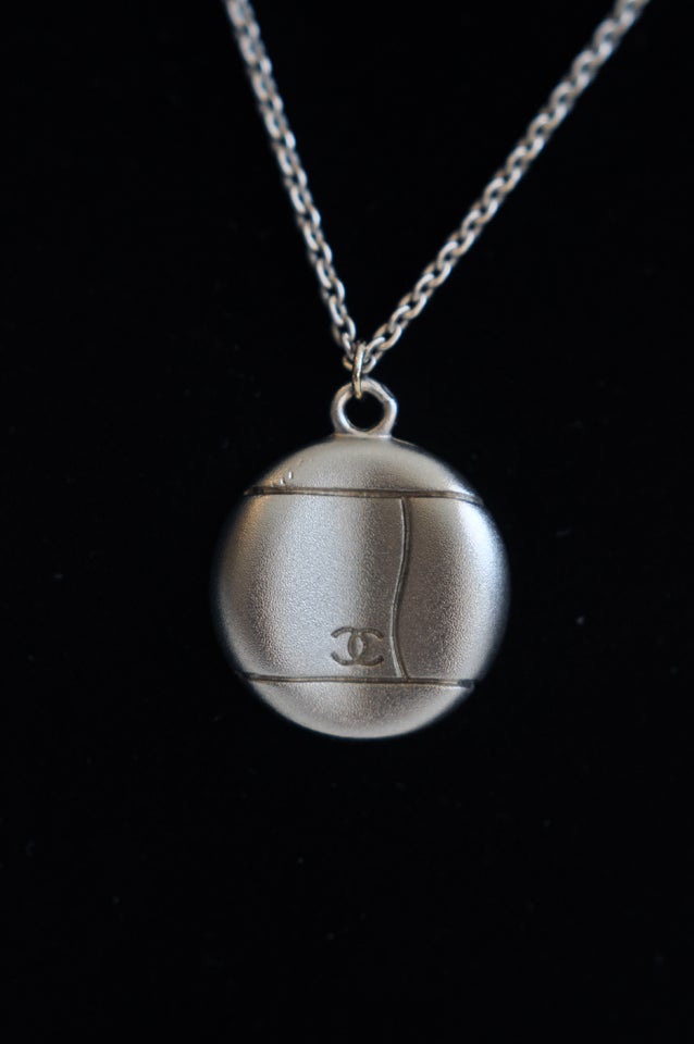 Silver Pendant and Chain by Chanel 1