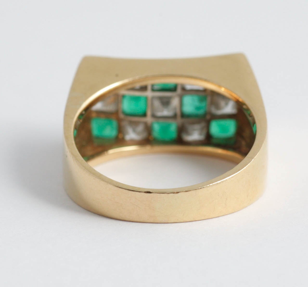Checkerboard Ring In Excellent Condition For Sale In London, GB