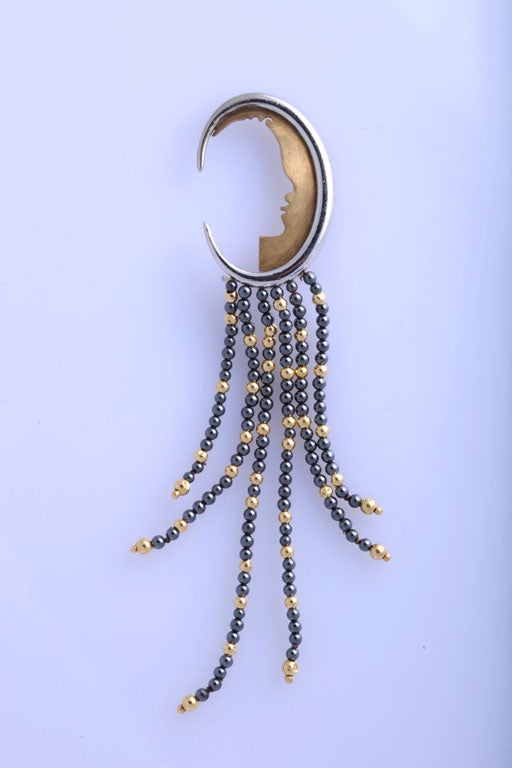 Erte  Silver & Gold Necklace 5