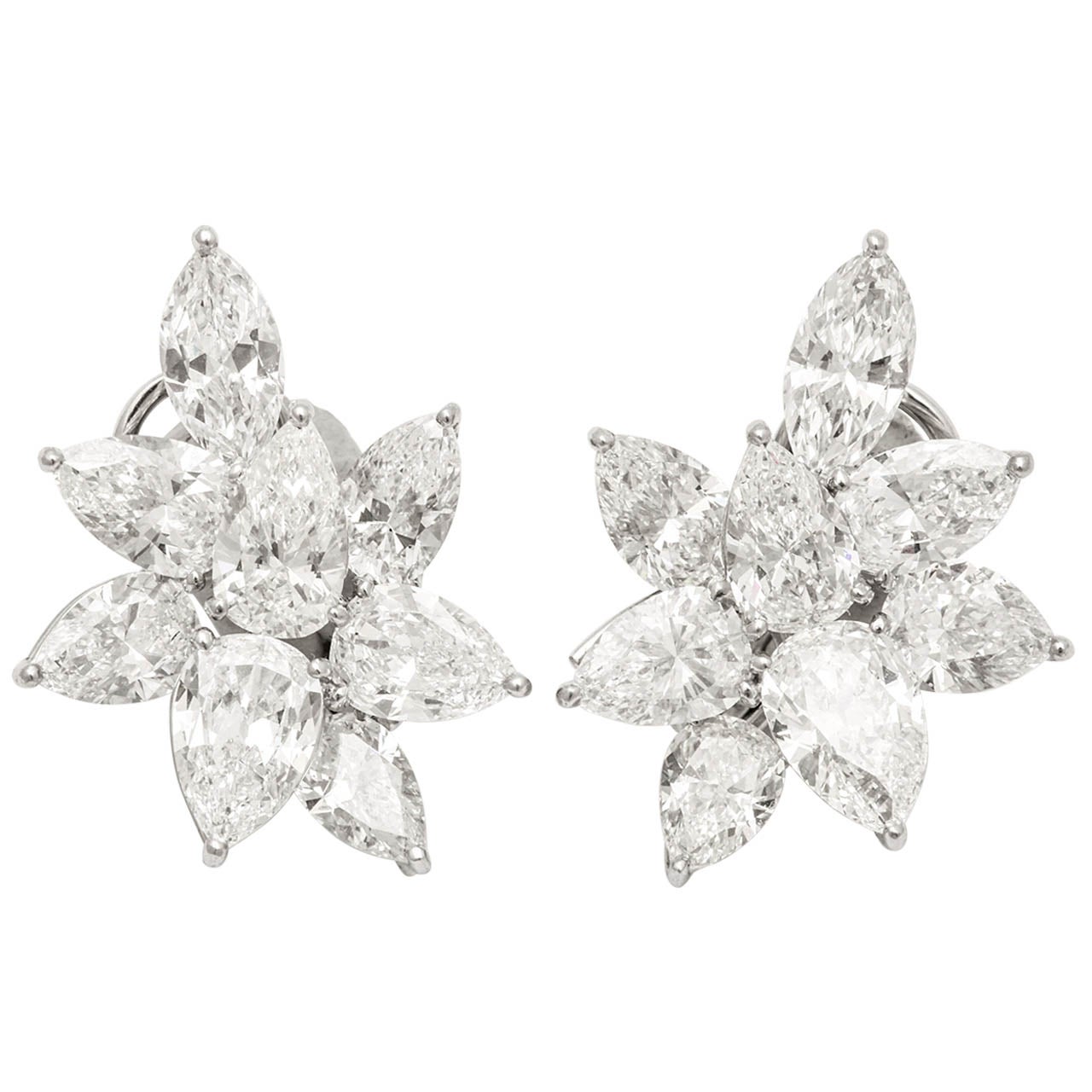 Diamond Marguerite Earrings