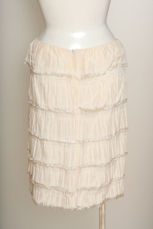 Women's Rodarte Silk Tiered Skirt