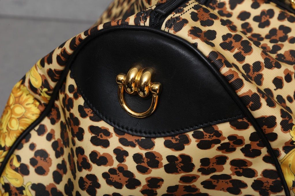 Gianni Versace Baroque Print Duffle Bag at 1stDibs | versace duffle bag ...