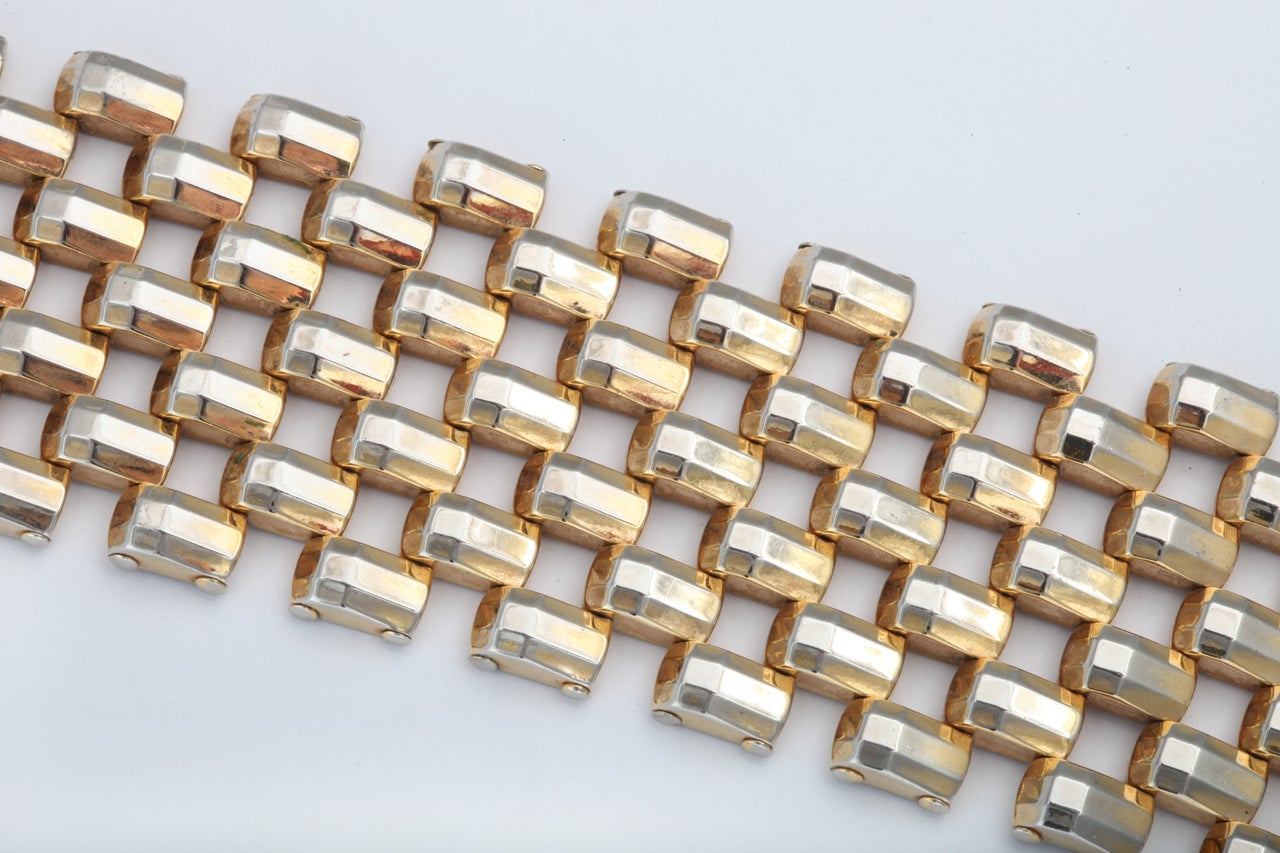 Goldtone Link Bracelet 1