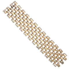 Goldfarbenes Gliederarmband