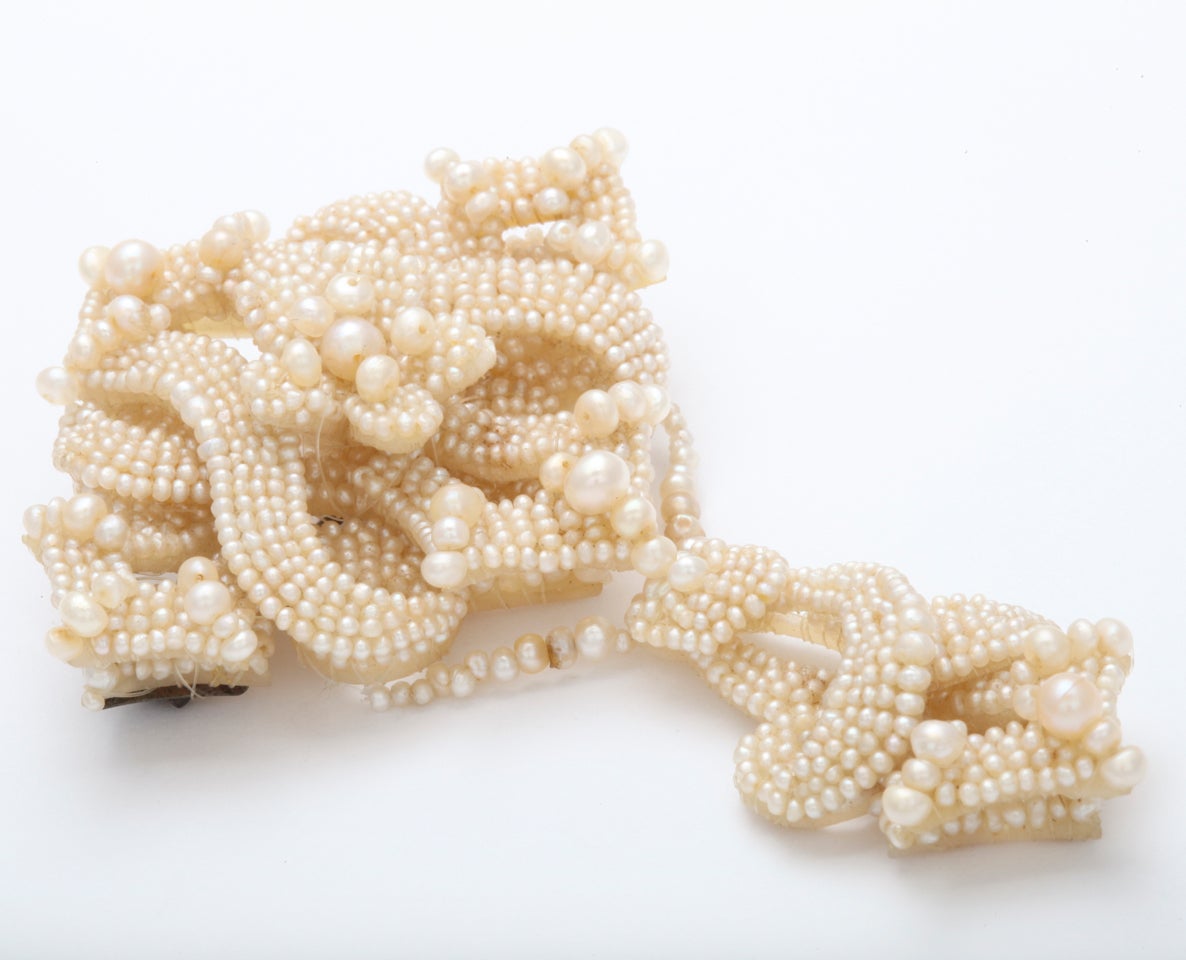 large pearl brooch