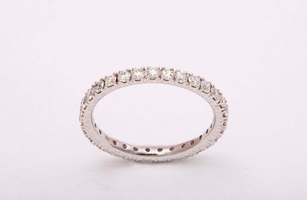 Simple and Always Elegant Diamond Eternity Band

 1.00 Total Weight