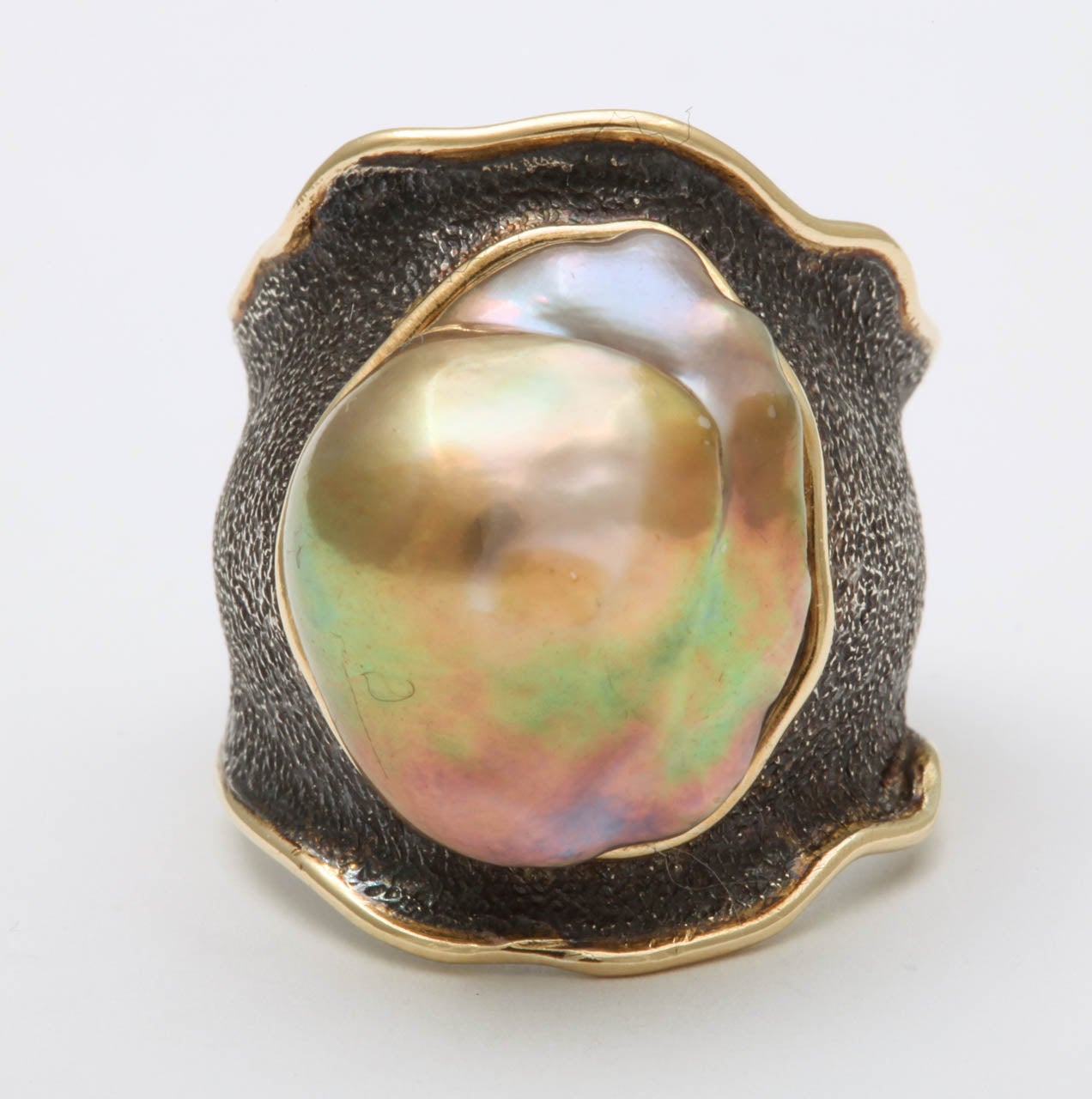 Contemporary Marilyn Cooperman Pearl Ring